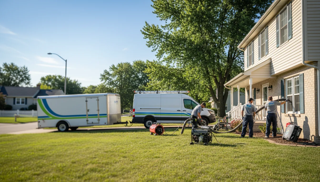Flooded Basement Restoration And Cleanup With Repair in Lanesboro, IA near me